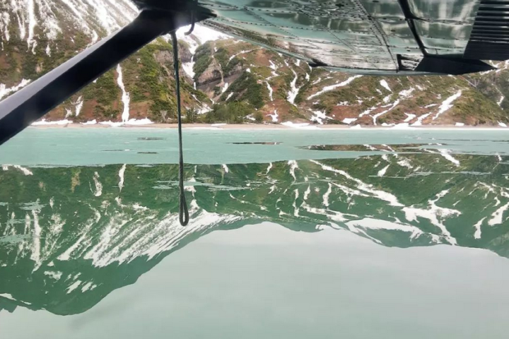 a view of a body of water