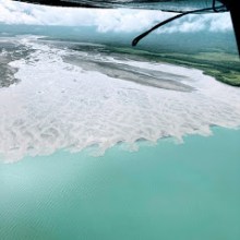 water next to the ocean